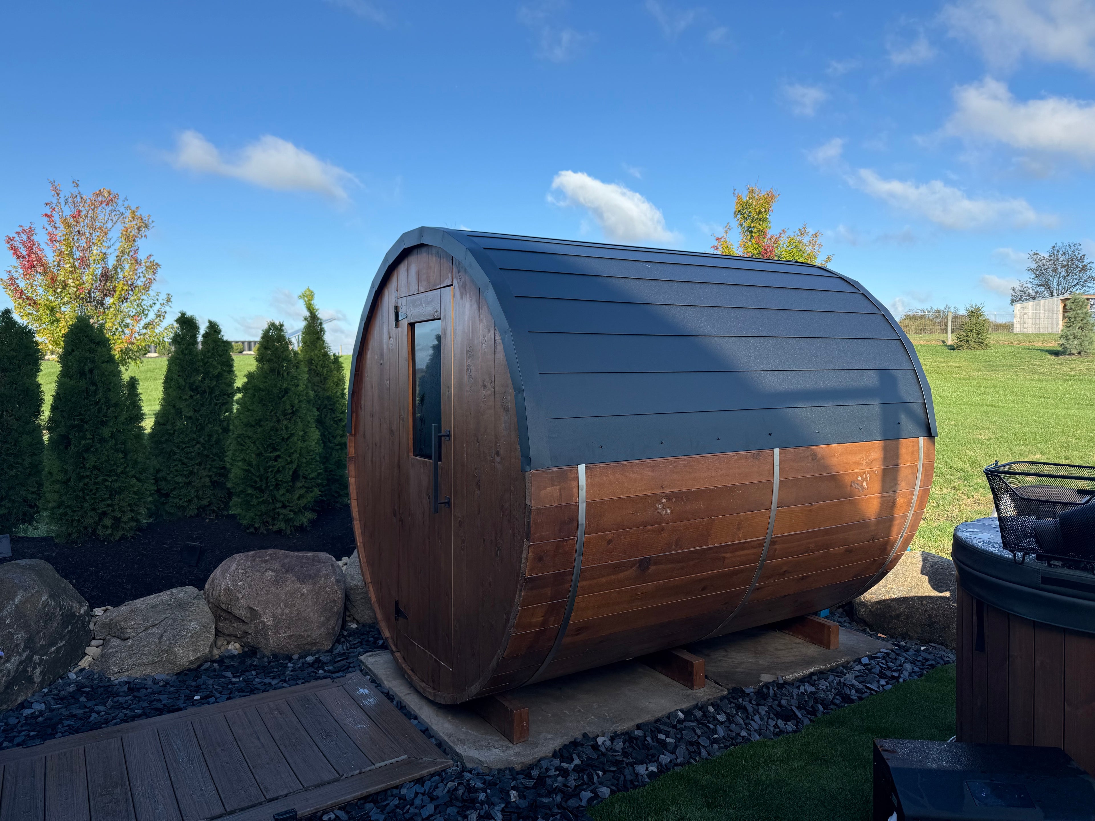 Matte Black Metal Roof Kit