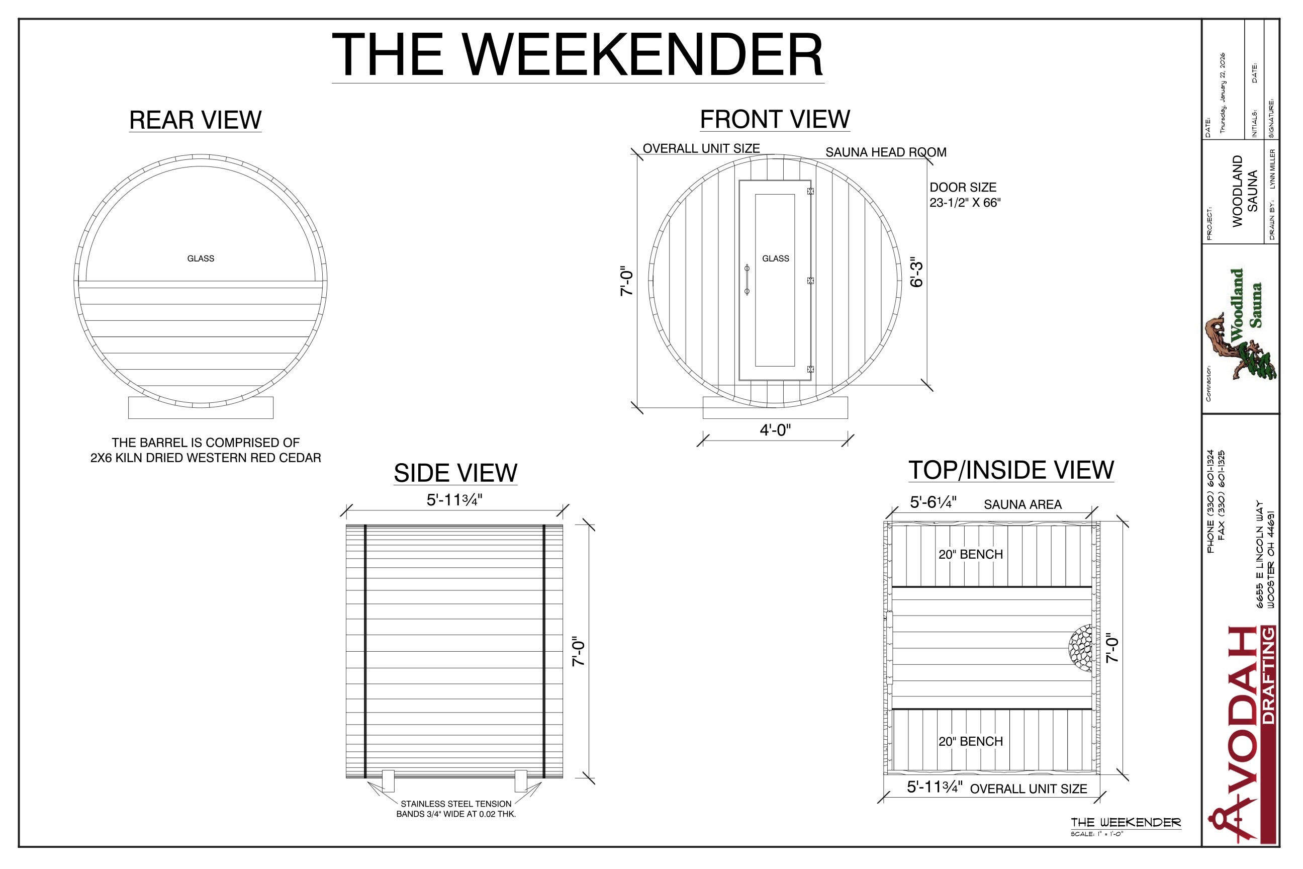 The Weekender Sauna